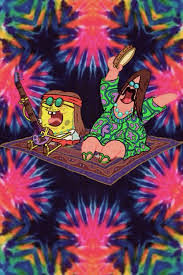 The great collection of aesthetic spongebob wallpapers for desktop, laptop and mobiles. Spongebob And Patrick Hippies Chrome Theme Themebeta
