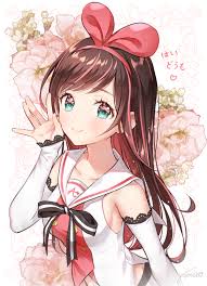 anime pink cute girl art by gomzi on pixiv: A.I.Channel / kizuna ...