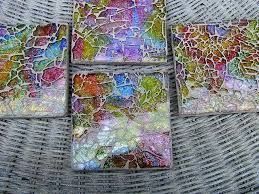 Colorful Tempered Glass Mosaic Tile Set Glass Mosaic Tiles Mosaic Glass Mosaic Crafts
