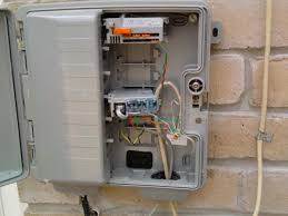 The cable cores will need to be stripped before being inserted into the terminals. What S Going On With My Phone And Dsl Wiring Doityourself Com Community Forums