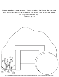 Preschool coloring pages work great to help teach children the colors. Easter Resurrection Color Pages