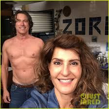 Nia Vardalos & Shirtless John Corbett Start Work