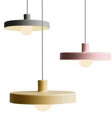 Macaroon Disk Pendant Light Ceiling Lamp Down Light E26 E27 Bulb Included 40w Heparts