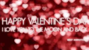 Animated pink be mine heart picture with zebra background. Best Animated Happy Valentines Day Gifs