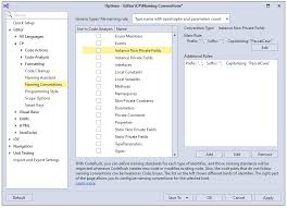 So friends, the primary reason to use this conventions is to easily read the class or method or variable names. Naming Conventions Coderush Devexpress Documentation