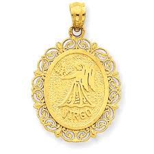 Introducing the brooklyn coast collection. 14k Gold Virgo Zodiac Pendant Only 149 00 Zodiac Jewelry