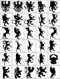 Black And White Coat Of Arms Of South Africa Silhouette Shade Picture Silhouette Image Black And White Weapon Arm Eagle Stag Lion Dragon Billy Goat Horse Coat Of Arms Silhouette Images Heraldry