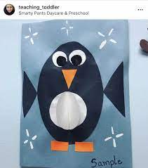 3d Penguin Daily Crafts Shapes Preschool Shape Crafts