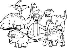 Check spelling or type a new query. Blippi With Dinosaurs Coloring Page Free Printable Coloring Pages For Kids
