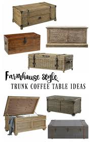 Enjoy free shipping on most stuff, even big stuff. Farmhouse Style Wooden Trunk Coffee Table Ideas Rooms For Rent Blog