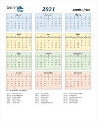 South african public holidays 2021: 2021 Calendar South Africa With Holidays