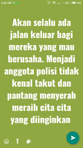 Kata Bijak Polisi Untuk Caption Dan Status Bikin Semangat Kosngosan