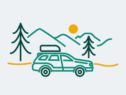 Road Access Road Trip Art Nature Illustration Subaru Outback