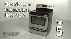 Oven temperature is detected by the control board as it monitors the resistance through the oven temperature sensor circuit. Oven Temperature Incorrect Electric Range Troubleshooting Youtube
