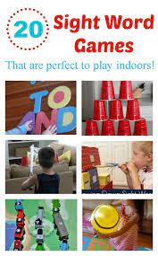 20 Sight Words Games To Play Indoors Learning Sight Words Sight Word Games Sight Words