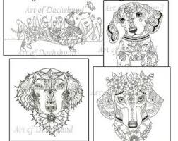Arte De Dachshund Colorear Volumen N º 1 Fisica Del Libro Dog Coloring Page Dachshund Colors Dachshund