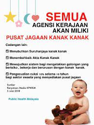 Atas sebab itu, ibu bapa perlu menghantar. Berita Gembira Untuk Ibu Bapa Yang Bekerja Pusat Jagaan Kanak Kanak Di Setiap Agensi Kerajaan Menjelang 2019 Pa Ma