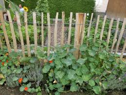 Staketenzaun Kastanienzaun Garten Deko Ideen Zaun