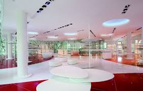 Gallery Of Ex Unione Militare Refurbishment Fuksas Design 5 Colour Architecture Interior Architecture Design Showroom Inspiration