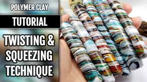 These polymer clay tutorials include how to make canes, different types of beads and a necklace. Diy Twisting Squeezing Technique Recycling The Polymer Clay Scraps And Leftovers Youtube
