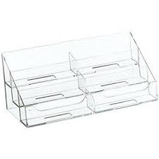 Get yours from displaysandholders.com, a company with 26 years of expertise to boost business. Six Pocket Clear Acrylic Countertop Business Card Holder