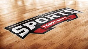 Basketball Court Photoshop Logo Mockup Basketball Court Flooring Floor Graphics Basketball Floor