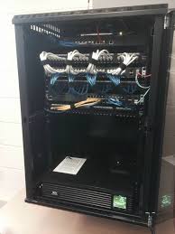 small network rack computer rack network rack computer setup