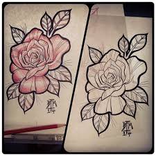Neo Traditional Rose Tattoo Flash Google Search Traditional Rose Tattoos Rose Tattoo Design Neo Traditional Roses