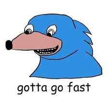 Sanic The Hedgehog Meme Gottagofast Sonic Meme Memes Sanic Sega Tails Tshirt Mug Poster Movies Sonicthehedgehog Hedgehog Meme Memes Sonic Funny