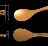 Long Handle Soup Spoon Mold-melaminemould.com