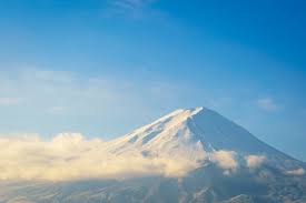 Free Photo Mountain Fuji With Blue Sky Japan