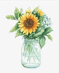 Still Life Paint By Number Kit Sunflowers Diy Painting On Canvas Paint 16 20 Coloring By Number H Flower Painting Floral Painting Watercolor Flowers Paintings