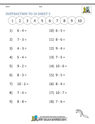 6 Sums Of 10 Worksheet Printable In 2020 Kindergarten Math Worksheets Subtraction Worksheets Math Addition Worksheets