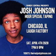 I'm taping my Comedy Central special at Laugh Factory Chicago next month,  Sat Apr 4th. Come