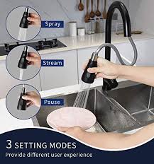 Scopri ricette, idee per la casa, consigli di stile e altre idee da provare. Touch Kitchen Faucet With Sprayer Mstjry Matte Black Kitchen Sink Faucet With Pull Down Sprayer Smart Faucets For Kitchen Sinks Stainless Steel For Utility Rv Laundry Sinks Pricepulse