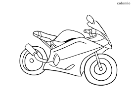 The motorcycle can be printed, or used as a window color template. Motorcycles Coloring Pages Free Printable Motorcycle Coloring Sheets