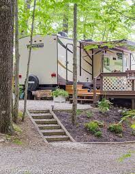 Campsite Deck Makeover Before After Campsite Decorating Deck Makeover Campsite