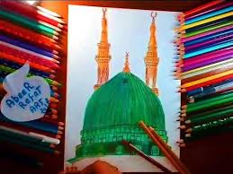 الاحتفالية المركزية بالمولد النبوي الشريف للطريقة العلية الق. Ø±Ø³Ù… Ø§Ù„Ù…Ø³Ø¬Ø¯ Ø§Ù„Ù†Ø¨ÙˆÙŠ Ø¨Ø§Ù„ÙˆØ§Ù† Ø®Ø´Ø¨ Prophet S Mosque Drawing Using Color Pencils Youtube