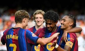 برشلونة يهزم ليفانتي 2/4 ويواصل تصدره الدوري الإسباني