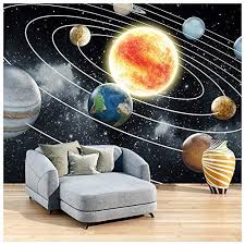Don't make a sterile study environment. Azutura Space Wall Mural Planets Solar System Photo Wallpaper Kids Bedroom Home Decor Available In 8 Sizes Gigantic Digital Buy Online In Antigua And Barbuda At Antigua Desertcart Com Productid 32957798
