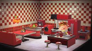 Diner Kitchen Animal Crossing Acnh Interior Home Decor Acnh Kitchen Idea