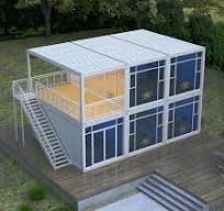 Flat Pack Container Detachable House 2 Story Modular 20ft 40ft Prefab  Container Tiny Office & Modular Temporary Accommodation