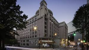Doubletree By Hilton Hotel Atlanta Downtown Ga Hotel Exterior Atlanta Hotels Atlanta Downtown Weekend In Atlanta