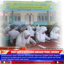 Lembar validasi soal bentuk pilihan ganda edit. Usbn Smp Negeri 6 Kayuagung Gunakan Ponsel Android Untuk Soal Pilihan Ganda Berita Nasional Terkini