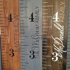 growth chart wood growth chart ruler custom growth chart