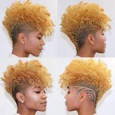 Trendy Hairstyles For Black Women Natural Hair Styles Shaved Hair Designs Short Natural Hair Styles