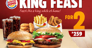 Discover our menu and order delivery or pick up from a burger king near you. Manila Shopper Burger King Feast Like A King Bundle Promo