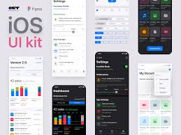 Ios 13 For Figma Huge Library Of Components App Templates Figma Design System App Template