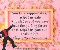Happy New Year Wishes To Boss Colleagues And Employees Happy New Year Wishes New Year Wishes Happy New
