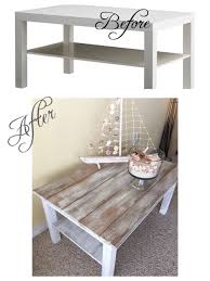 Franzosisch Hack Ikea Ikeafurnituremakeover Kaffeetisch Kreidefarbe Leinen Reinweiss Trockenburste Ik Ikea Coffee Table Coffee Table Hacks Coffee Table